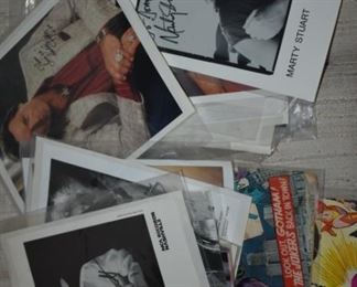 Loads of Autographed Country Stars and Others