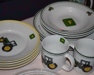 John Deere China - Plates, Cups and Bowls