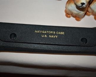 Very Rare WWII U.S. Navy Navigators Case with Instruments