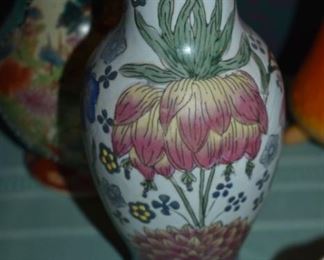Oriental Hand Painted Vase