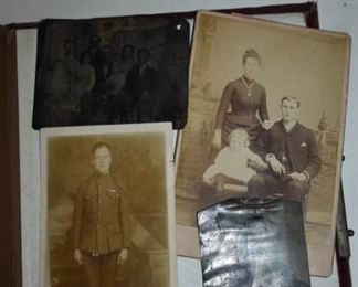 Many Antique Photograph Albums and Pictures in this Estate including Tin Types