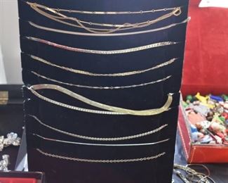 Huge Collection of Vintage Jewelry including Pocket Watches, Watches, Beautiful Vintage Art Nouveau Sterling Silver Brooches (large collection!), Necklaces, Bracelets, Bangles, Earrings, Rings, and More!!!
