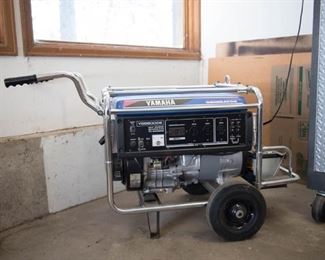 Yamaha YG6600DE Generator-Single phase gasoline powered. 240V/120V