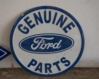 Ford Genuine Parts Sign