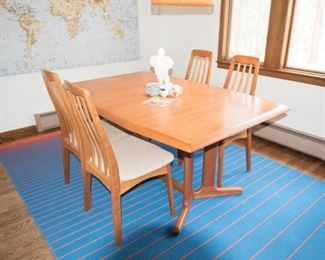 Benny Linden Design Mid Century Modern Teak Table and Chairs