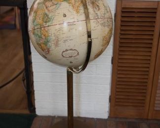 World Globe with Stand