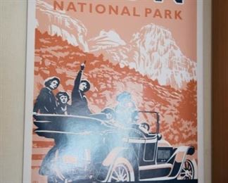 Zion National Park Poster