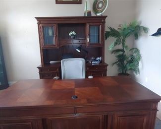 Executive Desks. Two Desks, one with a Hutch.