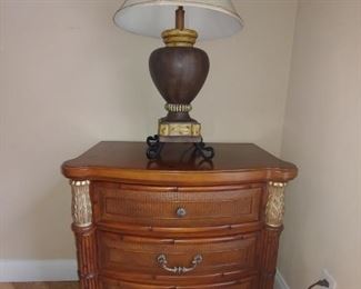 Night Stand & Lamp