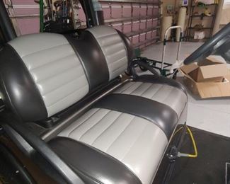 Interior Golf Cart- Upgraded Seats