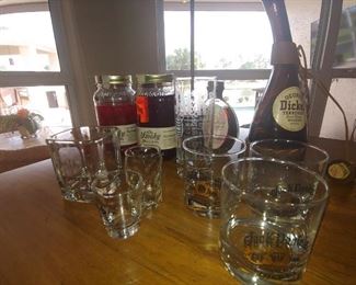 Bar accessories-Jack Daniels Glass & Shot Glasses