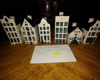 Delft's Blue Village Figurines