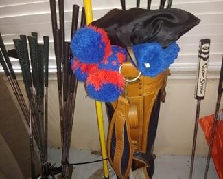 Golf Clubs, Vintage Woods