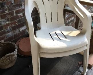 Plastic chairs