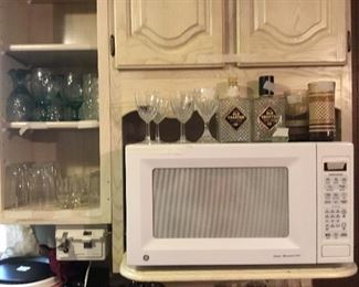 Microwave + in kitchen