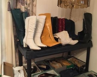 Lots of designer boots - mostly size 5 1/2 and 6