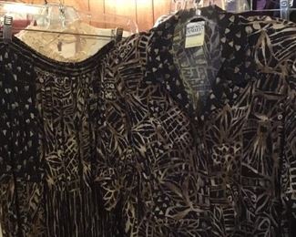 Lots of designer and other clothing - suits, separates, coordinated pieces, slacks, skirts, coats - all size 4 & 6