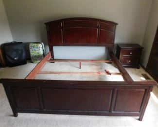 King Bed and Night stand