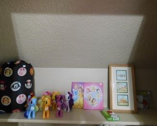 My Little Ponys and Disney items
