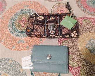 Vera Bradley purse and Coach wallet