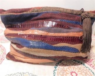 Snakeskin purse