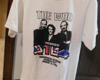 The Who rock Tshirt Kansas city 1988 medium