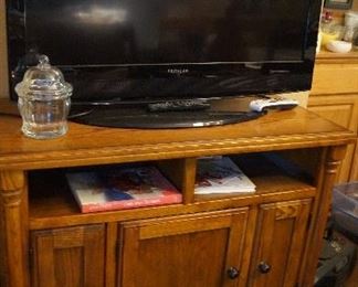 TV and cabinet