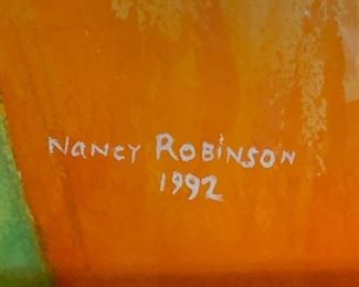 Original art Nancy Robinson 