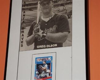 Greg Olson from the Atlanta Braves