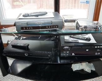 Nice VCRs and DVD players.  WE HAVE ALL THE REMOTES!