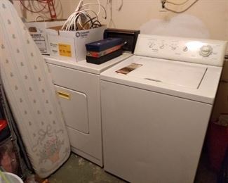 Washer and dryer are for sale.  Not fancy, but they work.  We used them!