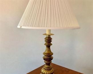 2 of 2 brass lamps