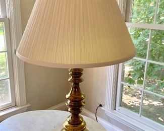 1 of 2 Brass lamp
