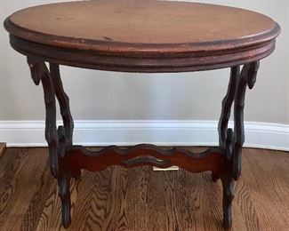 Antique Lamp/Foyer Table