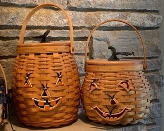 Longaberger Halloween baskets-perfect condition