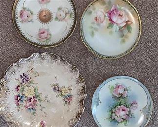 Hand-Painted vintage plates