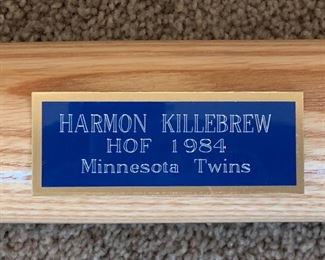  Harmon Killebrew Minnesota Twins 1984 Louisville Slugger bat