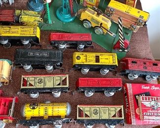Vintage train cars