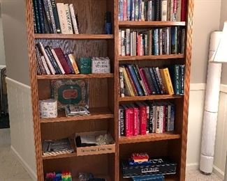 2 Sided book case