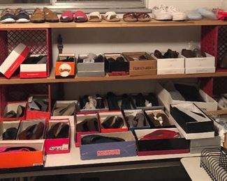 Many new in box shoes