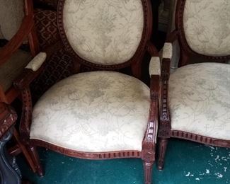 $75 very elegant formal chairs 