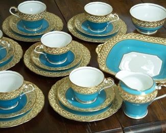 Ainsley porcelain china tea and coffee service set England