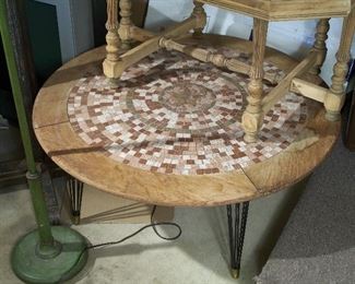 Mid-Century tile mosaic coffee table