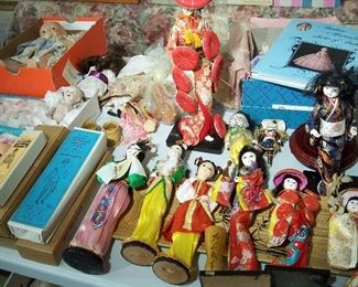 Japanese dolls, Madam Alexander, bisque dolls