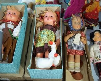 Vintage large Hummel dolls