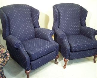 Set of 2 recliners by Walter E. Smithe