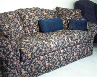 Floral sofa by Walter E. Smithe