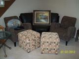 The two chairs in this photo were sold in the family presale.