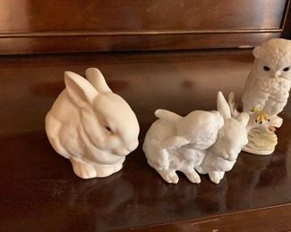 Cybis Bunny and Owl, Kaiser Bunnies