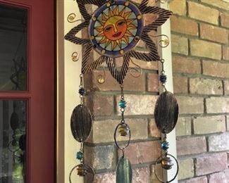 sunface wind chime